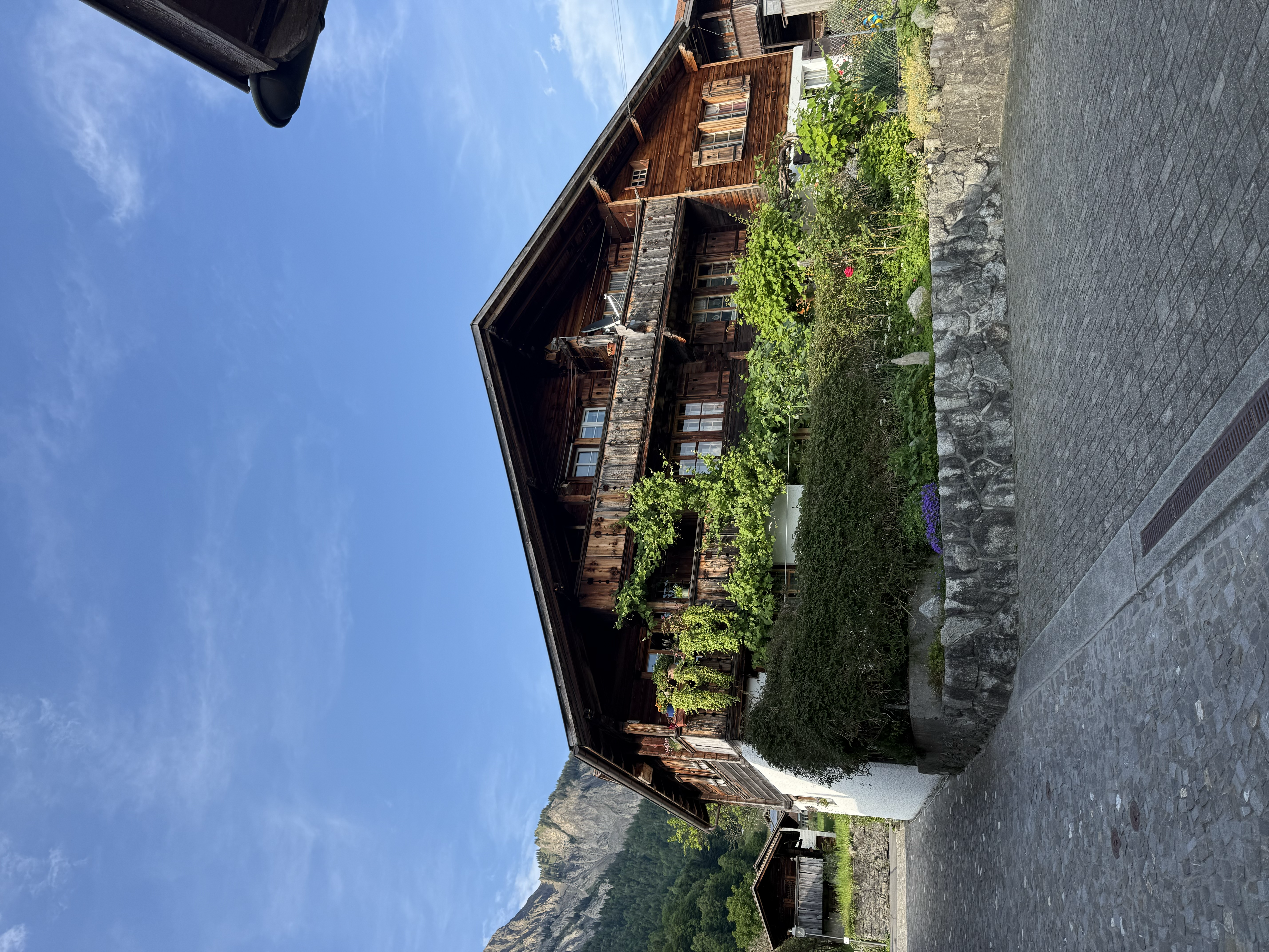 Switzerland wooden chalet